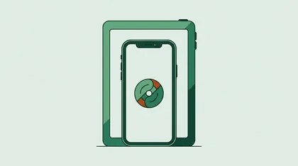 Upright phone and tablet, both screens blank