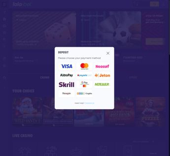 lala-bet-casino-deposit-methods-review