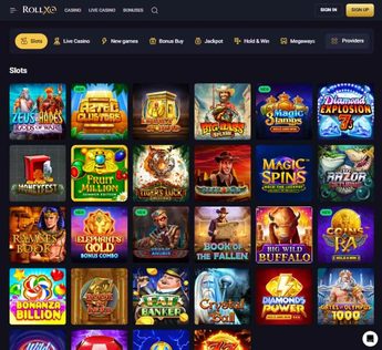Rollxo Casino slots review Rollxo Casino slots review