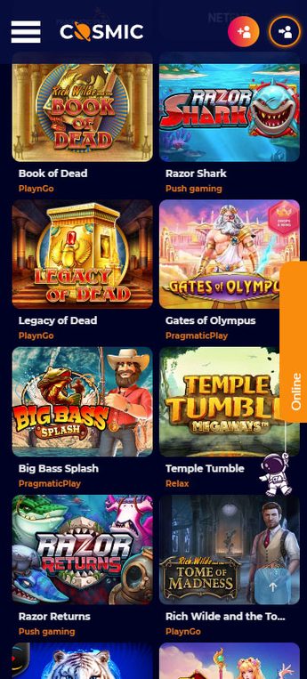 cosmic-slot-casino-slots-variety-mobile-review