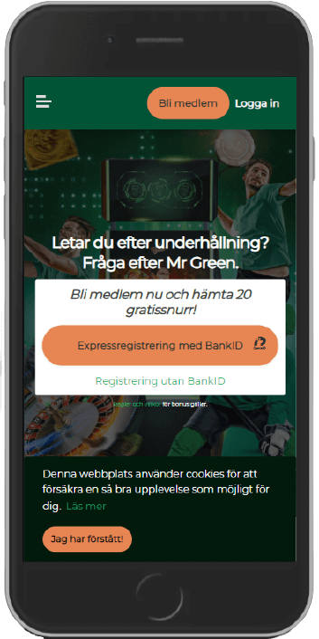 the mr green app