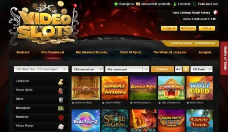 VideoSlots slot machines