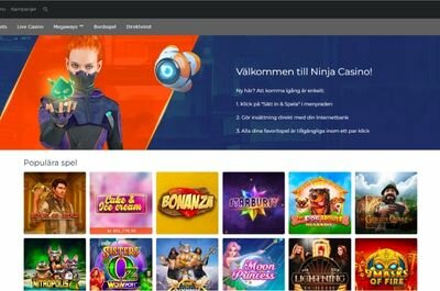 Ninja casino New Zealand website