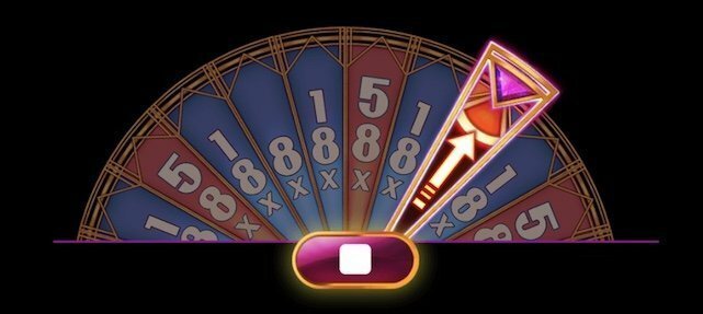 Deco Diamonds slot wheel of Fortune