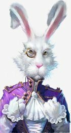 white Rabbit slot scatter symbol