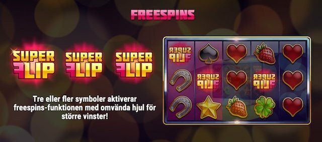 Super Flip slot freespins