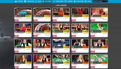 Free Spins live casino