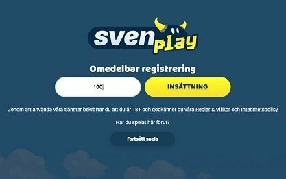Svenplay registration