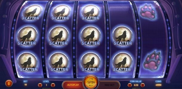 Spinsane slot machine scatter