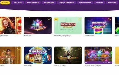jalla casino Games-selection