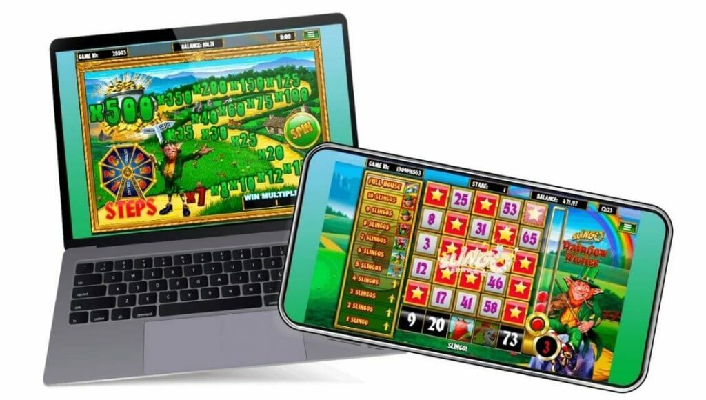 slingo mobile game and computer