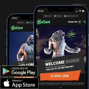 betinia mobile casino app