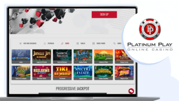 Platinum Play casino slot games slection