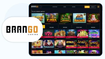 Brango Casino Lowest wagering 300% deposit bonus casino